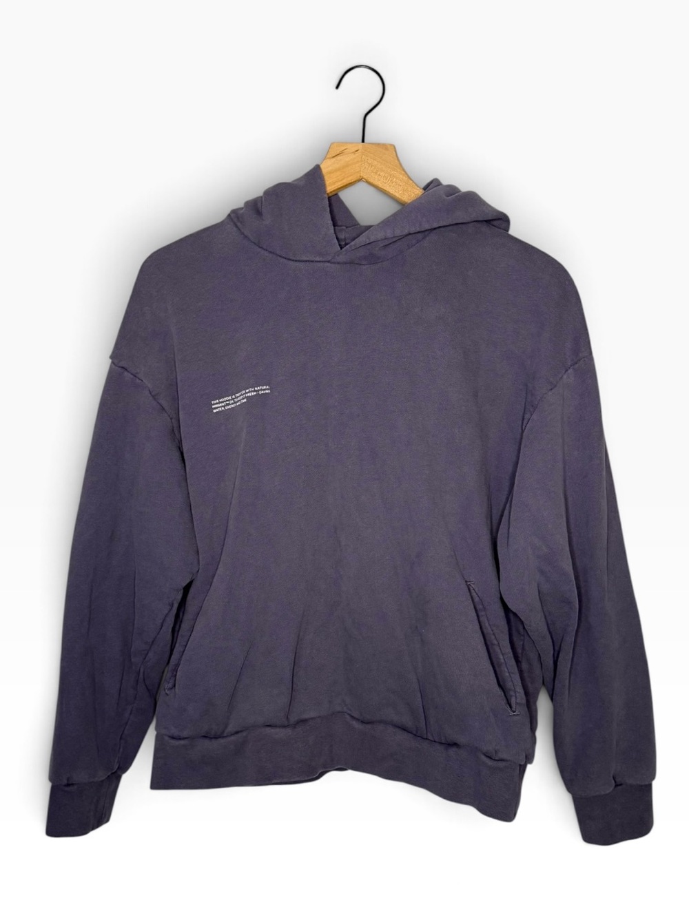 Pangaia Hoodie Hooded Sweatshirt in Blue/Purple S